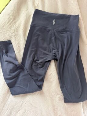 Free People Black High-Waist Leggings